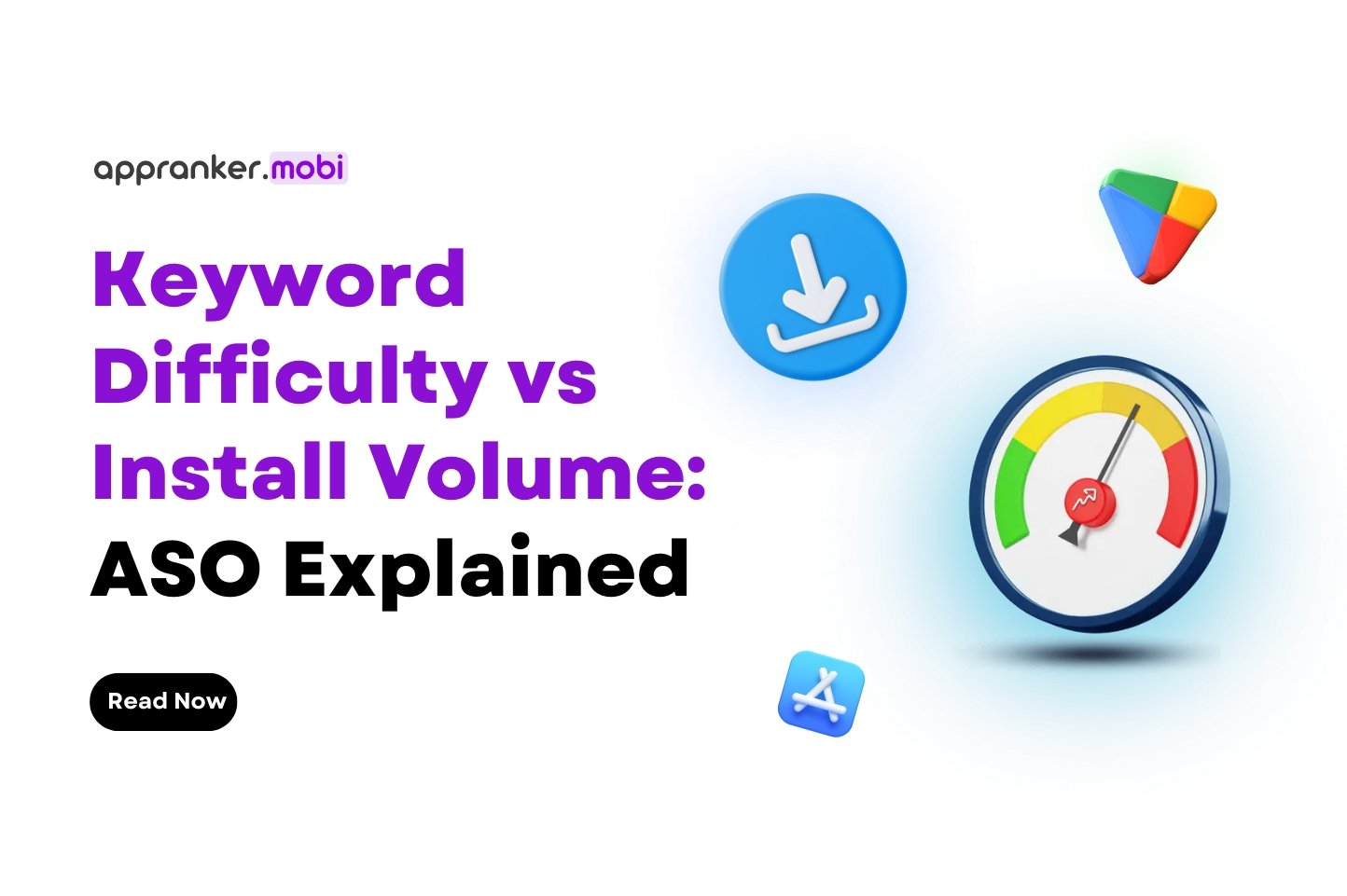 Keyword difficulty vs install volume