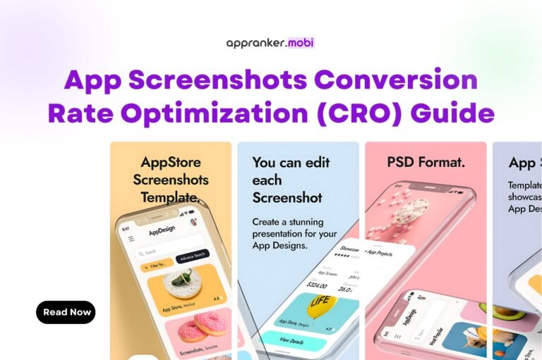 App Screenshots Conversion Rate Optimization (CRO) Guide