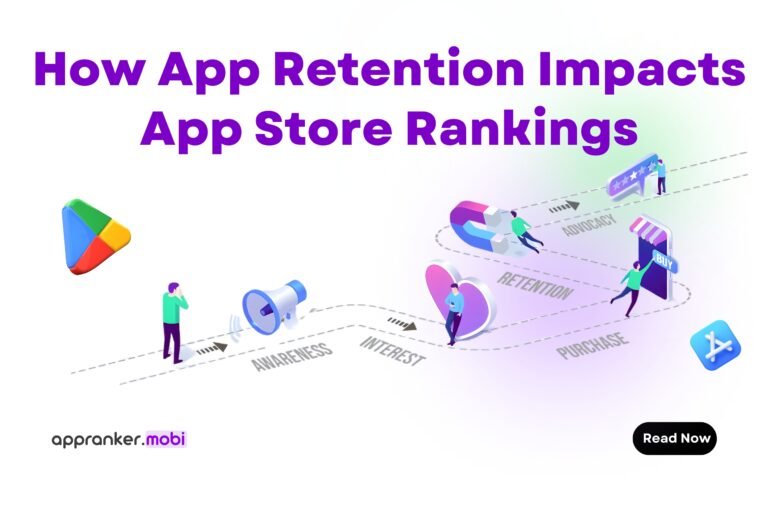 app retention impacts app store rankings