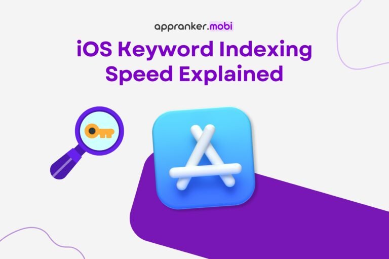 iOS keyword indexing speed