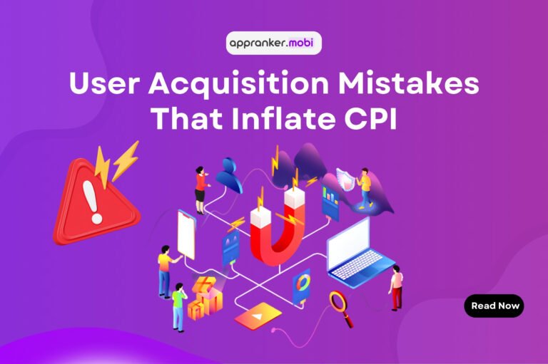 user acquisition mistakes inflate CPI