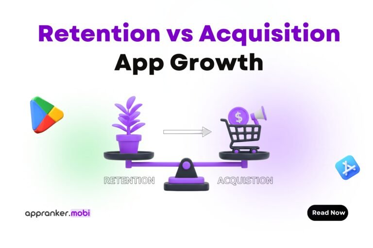 retention vs acquisition app growth