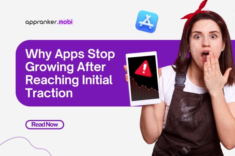why apps stop growing after reaching initial traction